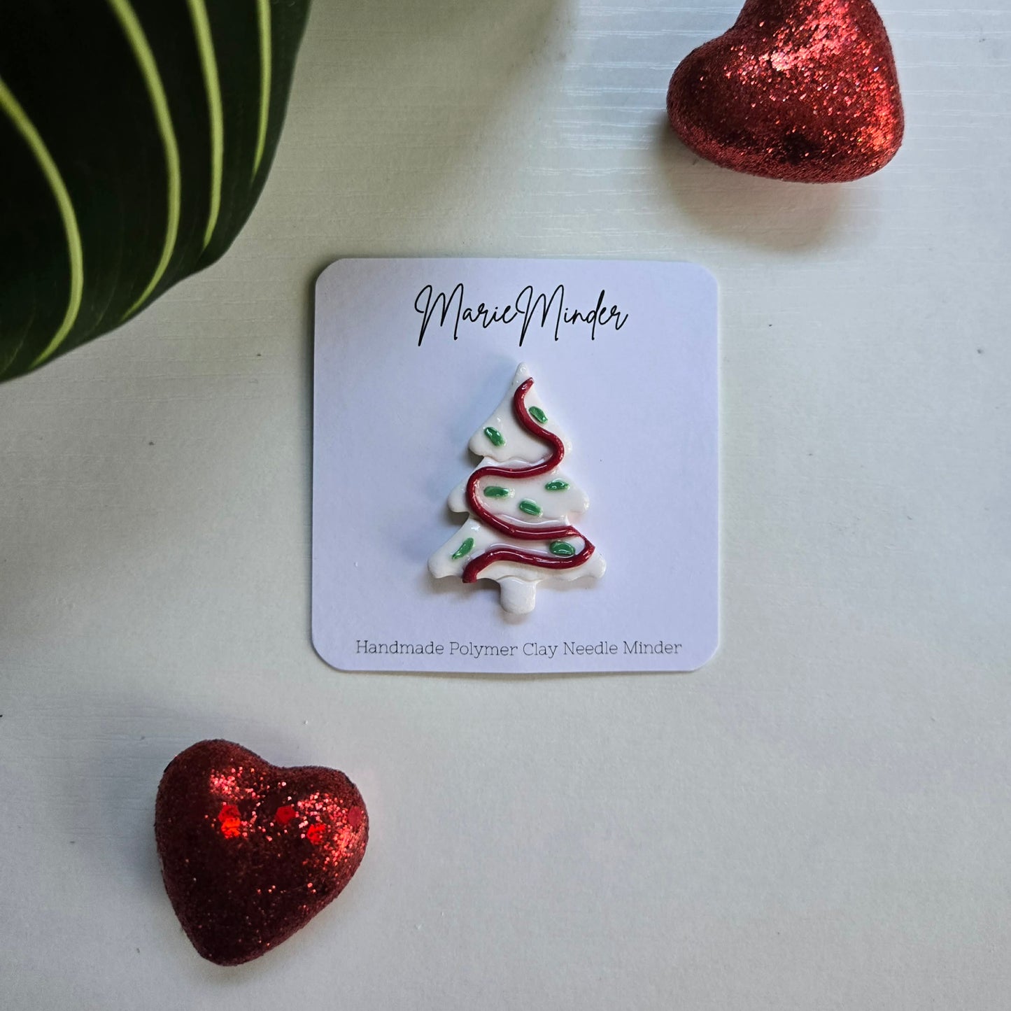 Christmas Tree "Cake" Needle Minder