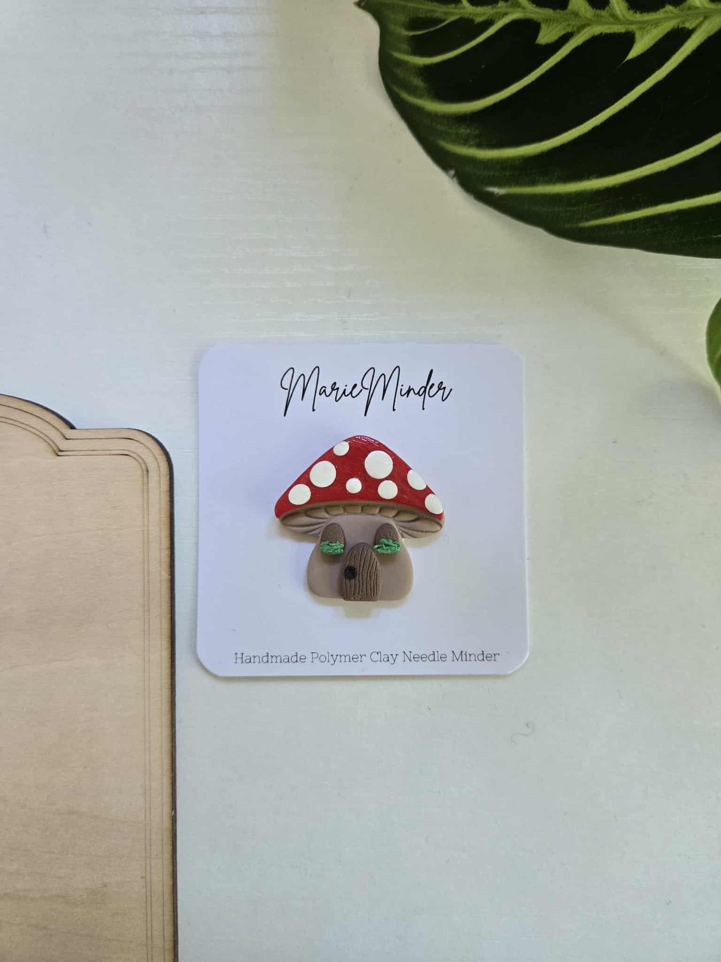 Mushroom House Needle Minder