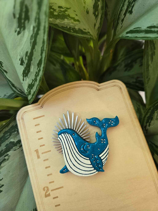 Celestial Whale Needle Minder