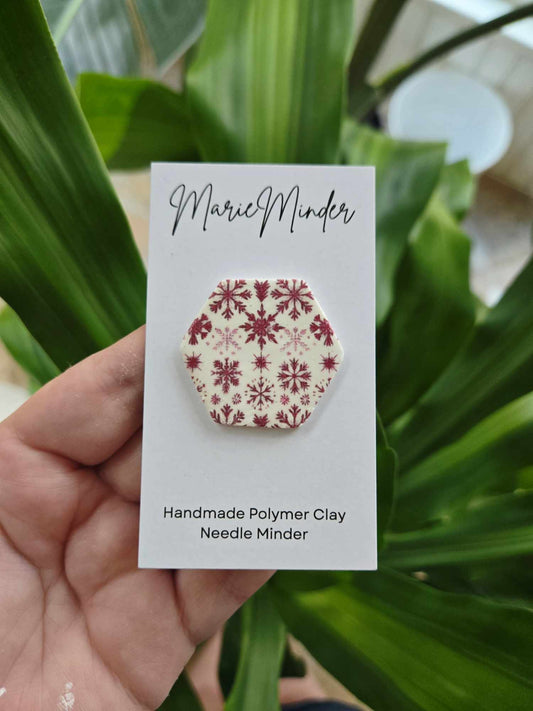 Snowflakes Hexagon Needle Minder