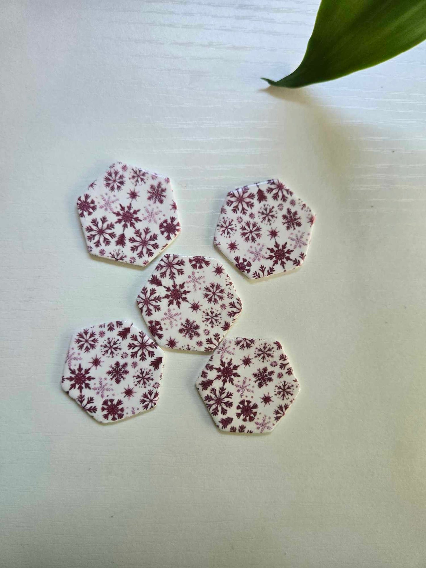 Snowflakes Hexagon Needle Minder