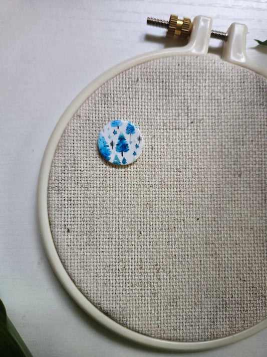 Christmas Trees Circle Needle Minder