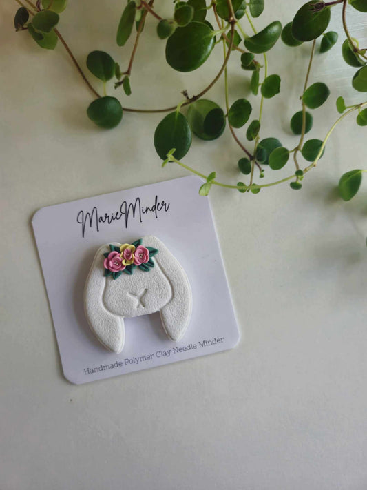 Floral Bunny Needle Minder