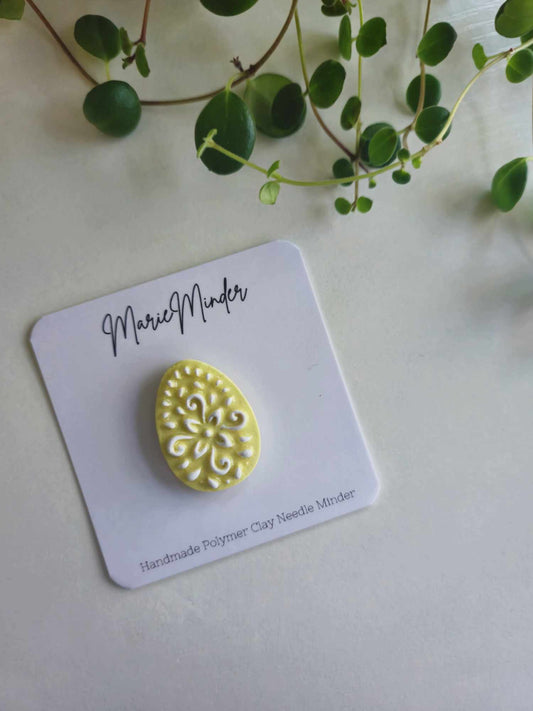 Yellow Easter Egg Needle Minder