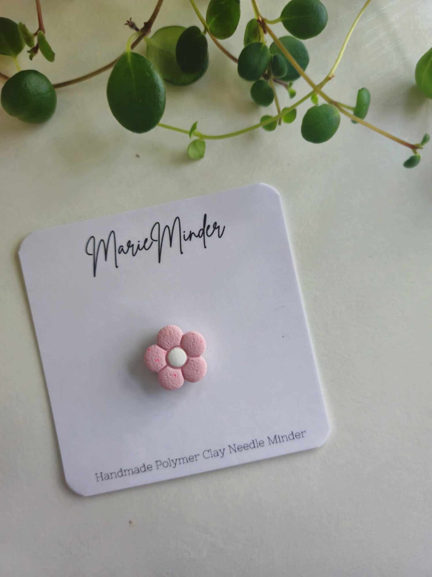 Pink Flower Needle Minder