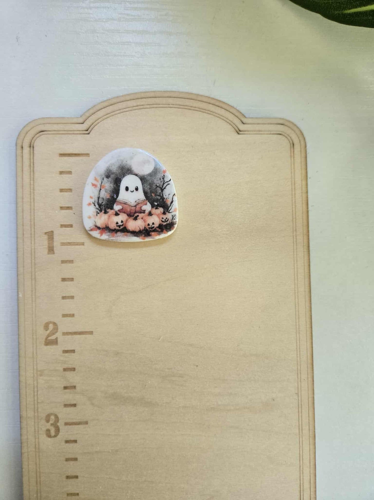 Ghost Reading Book Needle Minder