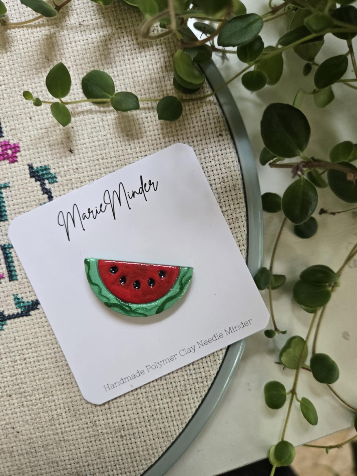 Watermelon Slice Needle Minder