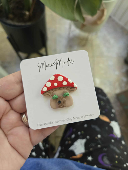 Mushroom House Needle Minder