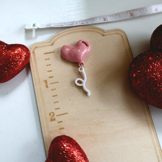 3D Heart Balloon (Pink) Needle Minder